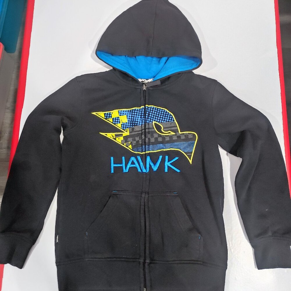 Tony Hawk hoodie black with graphic design boys size M (10-12)